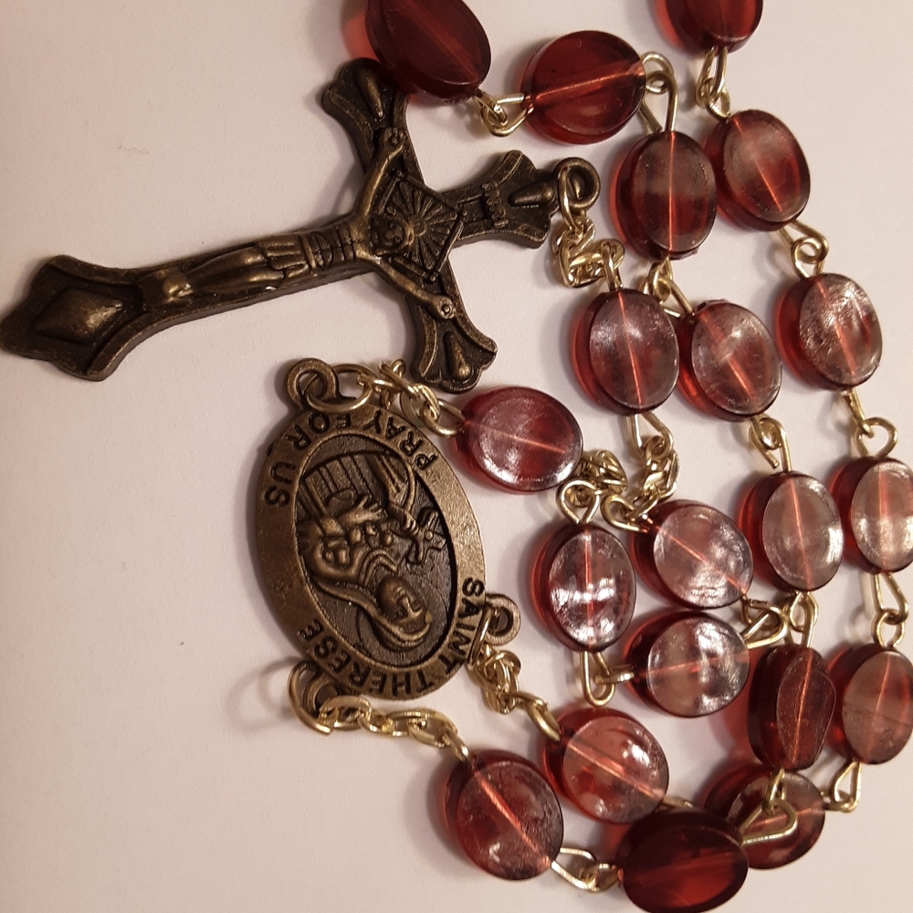 Rosary beads jewelry.